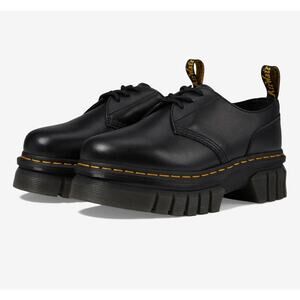 Dr Martens AUDRICK NAPPA LEATHER PLATFORM SHOES Woman's New in Box Size 5